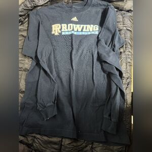 Adidas Navy Long Sleeve Tshirt